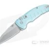 Hogue A01 MicroSwitch Tumbled Wharncliffe Aquamarine Aluminum Button Lock Automatic 24103 -EDC (Every Day Carry) Shop 24103 1
