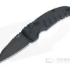 Hogue A01 MicroSwitch Black Cerakote Wharncliffe Black Aluminum Button Lock Automatic 24106 -EDC (Every Day Carry) Shop 24106 1