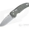 Hogue A01 MicroSwitch Tumbled Drop Point Gray Aluminum Button Lock Automatic 24112 -EDC (Every Day Carry) Shop 24112 1