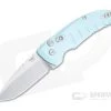 Hogue A01 MicroSwitch Tumbled Drop Point Aquamarine Aluminum Button Lock Automatic 24113 2 Hogue A01 MicroSwitch Tumbled Drop Point Aquamarine Aluminum Button Lock Automatic 24113 -EDC (Every Day Carry) Shop 24113 1