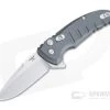 Hogue X1 MicroFlip Tumbled Drop Point Gray Aluminum Button Lock Flipper 24172 -EDC (Every Day Carry) Shop 24172 1