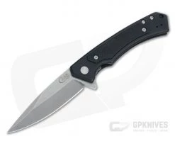 Case Marilla Drop Point S35VN Black Aluminum Frame Lock Flipper 25880