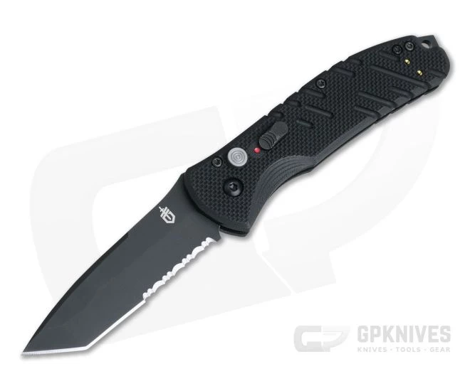 Gerber Propel Tactical Auto Black G10 Serrated Black Oxide 420HC Automatic Knife 30-000842N 3 Gerber Propel Tactical Auto Black G10 Serrated Black Oxide 420HC Automatic Knife 30-000842N