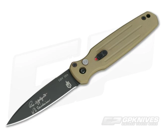 Gerber Mini Covert Applegate-Fairbairn Automatic Coyote Brown Black S30V 30-001396N 3 Gerber Mini Covert Applegate-Fairbairn Automatic Coyote Brown Black S30V 30-001396N