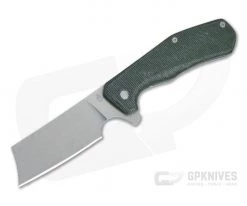 Gerber Asada Stonewashed D2 Cleaver Olive Micarta Frame Lock Flipper 30-001812