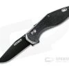 Gerber Hyperflip Black PVD D2 Gray Micarta Pivot Lock Assisted Flipper 30-001852