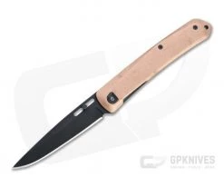 Gerber Affinity Black D2 Drop Point Tumbled Copper Steel Frame Lock Folder 30-001866