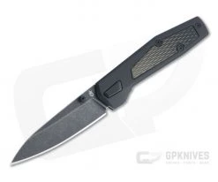 Gerber Fuse Dark Stonewashed Drop Point Black GFN Stainless Steel Liner Lock Folder 30-001874