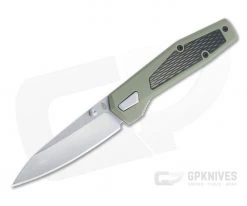 Gerber Fuse Stonewashed Drop Point Flat Sage GFN Stainless Steel Liner Lock Folder 30-001875