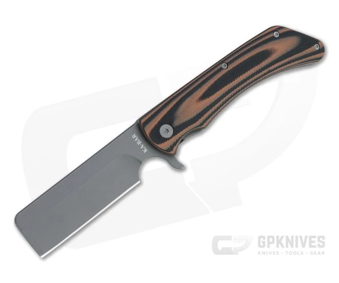 Kabar Mark 98-R Folder Gray Stainless Razor Orange/Black G10 Liner Lock Flipper 3067 3 Kabar Mark 98-R Folder Gray Stainless Razor Orange/Black G10 Liner Lock Flipper 3067