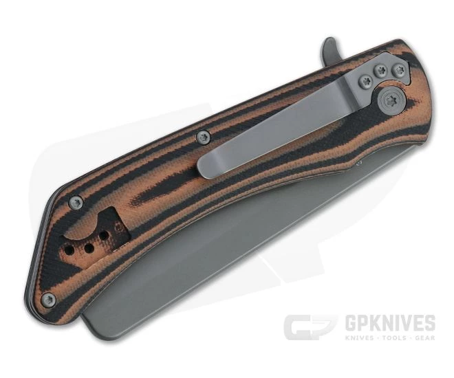 Kabar Mark 98-R Folder Gray Stainless Razor Orange/Black G10 Liner Lock Flipper 3067 4 Kabar Mark 98-R Folder Gray Stainless Razor Orange/Black G10 Liner Lock Flipper 3067 - Image 2