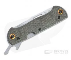 Benchmade Weekender Stonewashed S30V Canvas Micarta Two-Blade Slip Joint Folder 317-1 -EDC (Every Day Carry) Shop 317 1 3