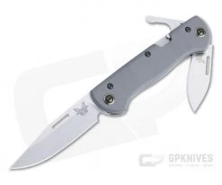 Benchmade Weekender Stonewashed S30V Gray G10 Two-Blade Slip Joint Folder 317