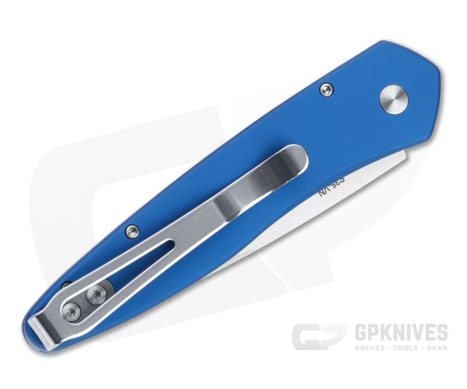 Protech Newport Solid Blue Stonewashed S35VN Automatic 3405-BLUE 4 Protech Newport Solid Blue Stonewashed S35VN Automatic 3405-BLUE - Image 2