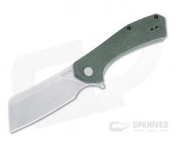 Kershaw Static Cleaver Stonewashed D2 Green Micarta KVT Liner Lock Flipper 3445MCG