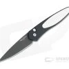 Protech Newport Tuxedo Black DLC S35VN Ivory Micarta Inlaid Automatic 3452 -EDC (Every Day Carry) Shop 3452 1 3