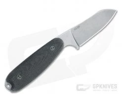 Bradford Guardian3.5 Sheepsfoot Stonewashed M390 3D Black Micarta Fixed Blade -EDC (Every Day Carry) Shop 35sf 101 m390 3