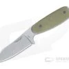 Bradford Guardian3.5 Sheepsfoot Stonewashed M390 3D Green Micarta Fixed Blade -EDC (Every Day Carry) Shop 35sf 102 m390 1