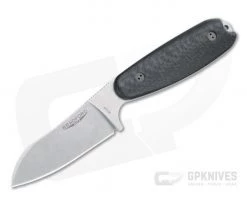 Bradford Guardian3.5 Sheepsfoot Stonewashed M390 3D Carbon Fiber Fixed Blade