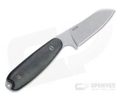 Bradford Guardian3.5 Sheepsfoot Stonewashed M390 3D Carbon Fiber Fixed Blade -EDC (Every Day Carry) Shop 35sf 114 m390 3