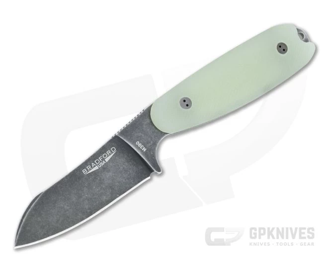 Bradford Guardian3.5 Sheepsfoot Nimbus M390 Limited 3D Microtextured Ghost G10 Fixed Blade 3 Bradford Guardian3.5 Sheepsfoot Nimbus M390 Limited 3D Microtextured Ghost G10 Fixed Blade