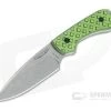 Bradford Guardian3 False Edge GPK Exclusive Stonewashed Rex 45 Toxic Green/Black G10 Fixed Blade -EDC (Every Day Carry) Shop 3fe 010 rex45 1