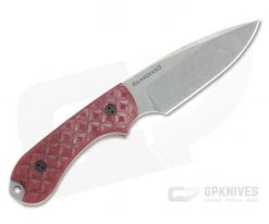 Bradford Guardian3 False Edge GPK Exclusive Stonewashed Rex 45 Red G10 Fixed Blade -EDC (Every Day Carry) Shop 3fe 012 rex45 3
