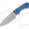 Bradford Guardian3 False Edge GPK Exclusive Stonewashed Rex 45 Blue/Black G10 Fixed Blade -EDC (Every Day Carry) Shop 3fe 013 rex45 1