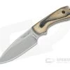 Bradford Guardian3 False Edge GPK Exclusive Stonewashed Rex 45 3D G-Wood Fixed Blade -EDC (Every Day Carry) Shop 3fe 115 rex45