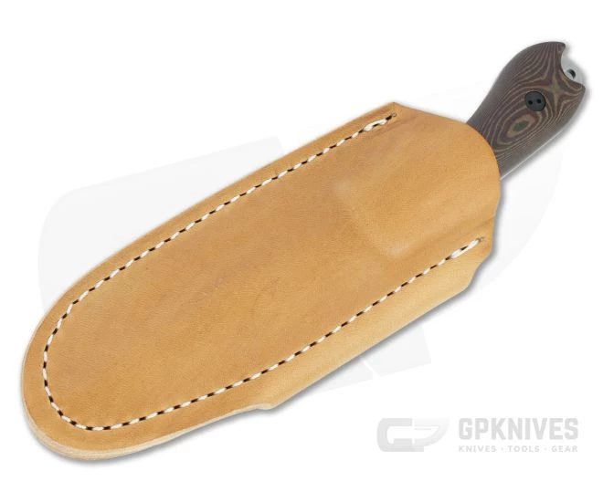 Bradford Guardian3 False Edge GPK Exclusive Stonewashed Rex 45 3D Chocolate/Red Richlite Fixed Blade 4 Bradford Guardian3 False Edge GPK Exclusive Stonewashed Rex 45 3D Chocolate/Red Richlite Fixed Blade - Image 2