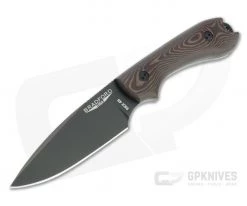 Bradford Guardian3 False Edge GPK Exclusive Black DLC Rex 45 3D Chocolate/Red Richlite Fixed Blade