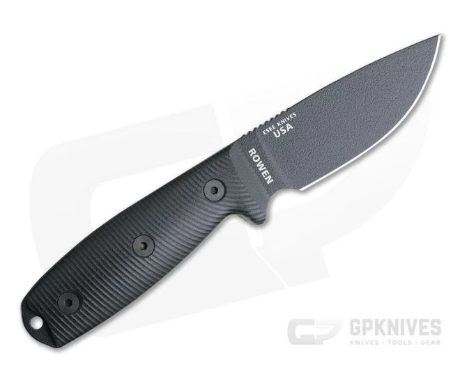 ESEE 3 Black Blade 3D Black G10 Handles Fixed Blade 3PMB-001 5 ESEE 3 Black Blade 3D Black G10 Handles Fixed Blade 3PMB-001 - Image 3
