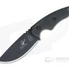 TOPS Knives 3 Pointer Black 1095 Black Canvas Micarta EDC Hunter Neck Knife 3PR-01 -EDC (Every Day Carry) Shop 3pr 01 1