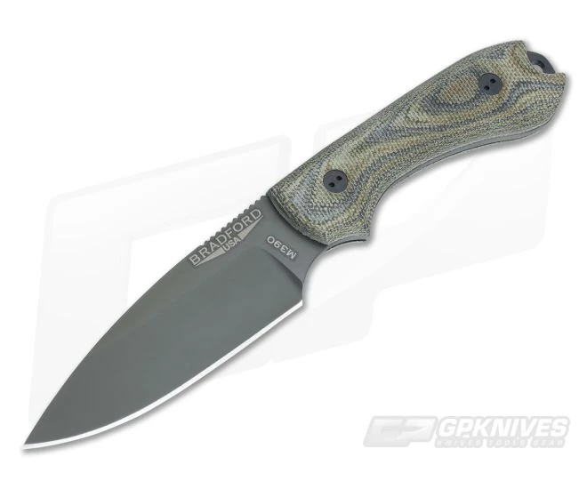 Bradford Guardian3 Sabre Ground DLC M390 3D Camo Micarta Fixed Blade 3 Bradford Guardian3 Sabre Ground DLC M390 3D Camo Micarta Fixed Blade