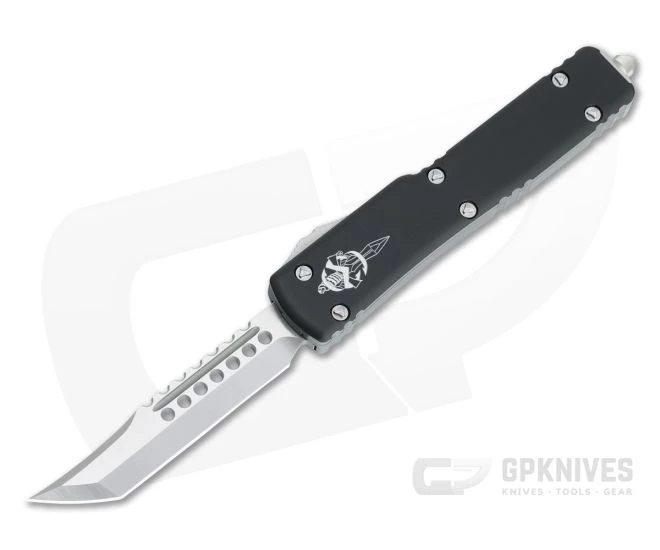 Microtech UTX-70 Hellhound Signature Satin Tanto Black OTF Automatic Knife 419-4S 3 Microtech UTX-70 Hellhound Signature Satin Tanto Black OTF Automatic Knife 419-4S