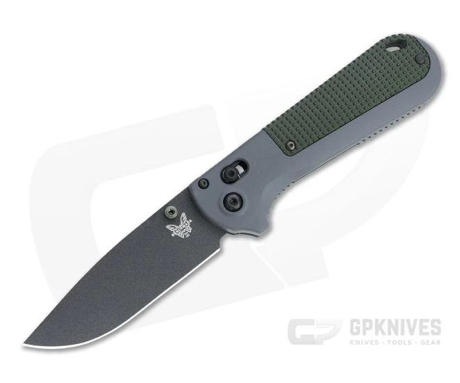 Benchmade Redoubt Black CPM-D2 Gray Grivory AXIS Folder 430BK 3 Benchmade Redoubt Black CPM-D2 Gray Grivory AXIS Folder 430BK