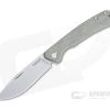 Kershaw Federalist Stonewashed CPM-154 Green Micarta USA Slip Joint Folder 4320 -EDC (Every Day Carry) Shop 4320 1 2