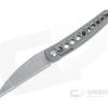 Brad Zinker Swayback Wharncliffe FLF Stonewashed CPM-154 Titanium Front Flipper 4468 -EDC (Every Day Carry) Shop 4468 1 1