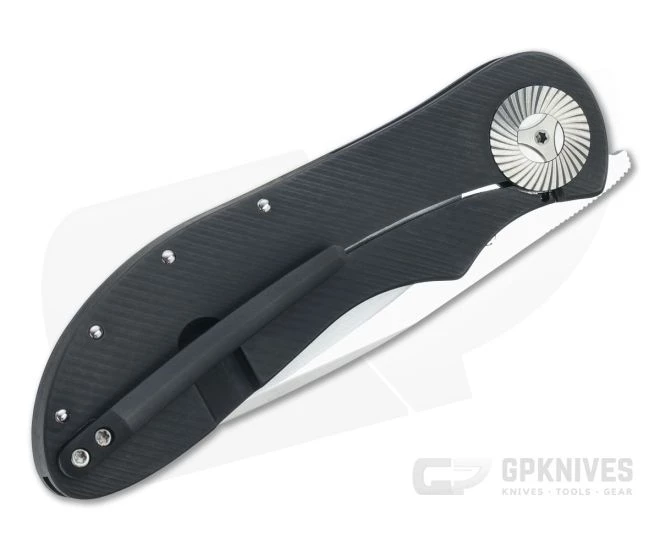 JD Van Deventer Custom EDC Front Flipper Drop Point Turbo Cut Collars Titanium Frame Lock 4592 4 JD Van Deventer Custom EDC Front Flipper Drop Point Turbo Cut Collars Titanium Frame Lock 4592 - Image 2