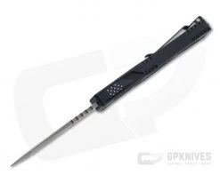 Heretic Custom Colossus Tanto #053 Hand Ground Vegas Forge Damascus Lizard Inlaid OTF Automatic 4622 -EDC (Every Day Carry) Shop 4622 3