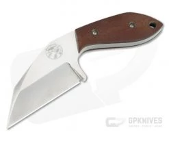 Trash Panda Knives F Off Stonewashed CPM-3V Antique Brown Micarta Fixed Blade Knife 4657