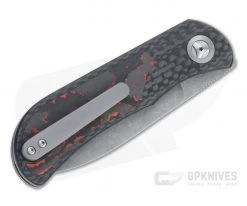 Burger Custom EXK Plus Acid Wash M390 Mars Valley Fatcarbon Inlaid Carbon Fiber Front Flipper 4664 6 Burger Custom EXK Plus Acid Wash M390 Mars Valley Fatcarbon Inlaid Carbon Fiber Front Flipper 4664 -EDC (Every Day Carry) Shop 4664 2