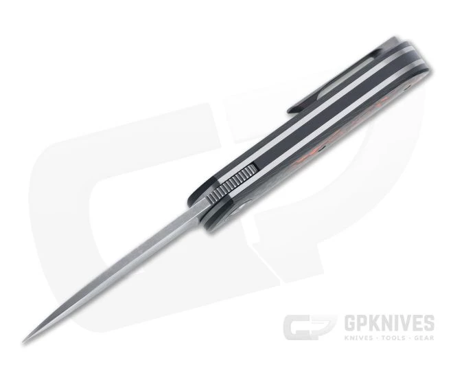 Burger Custom EXK Plus Acid Wash M390 Mars Valley Fatcarbon Inlaid Carbon Fiber Front Flipper 4664 5 Burger Custom EXK Plus Acid Wash M390 Mars Valley Fatcarbon Inlaid Carbon Fiber Front Flipper 4664 - Image 3