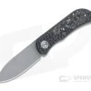 Burger Custom EXK Plus Acid Wash M390 Snakeskin Gold Fatcarbon Inlaid Carbon Fiber Front Flipper 4666