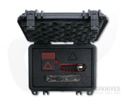 Heretic Knives Predator Manticore-E Tanto Set Battleworn DLC Red Camo Carbon Fiber OTF Automatic 4677 -EDC (Every Day Carry) Shop 4677 9