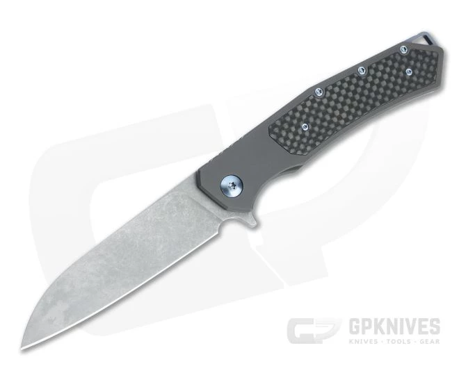 Burger Custom Sierra Acid Wash Elmax Carbon Fiber Dark Titanium Frame Lock Flipper 4685 3 Burger Custom Sierra Acid Wash Elmax Carbon Fiber Dark Titanium Frame Lock Flipper 4685