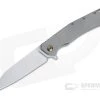 Burger Custom Sierra Satin Elmax Gold Hardware Titanium Frame Lock Flipper 4691 -EDC (Every Day Carry) Shop 4691 1