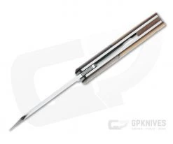 Enrique Pena Custom Front Flipper Barlow Bolstered Antique Paper Micarta Folder 4704 -EDC (Every Day Carry) Shop 4704 3