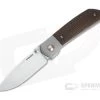 Enrique Pena Custom Mula Front Flipper Drop Point Burlap Micarta Folder 4705 -EDC (Every Day Carry) Shop 4705 1