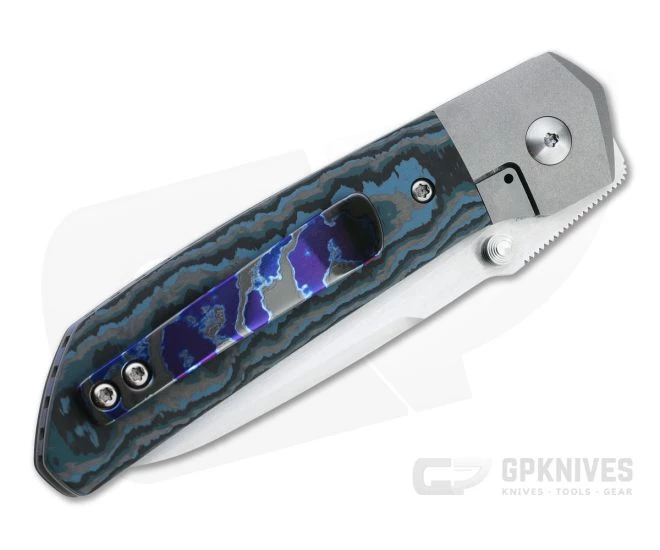 Enrique Pena Custom Mula Front Flipper Sheepsfoot Arctic Storm Fat Carbon Folder 4708 4 Enrique Pena Custom Mula Front Flipper Sheepsfoot Arctic Storm Fat Carbon Folder 4708 - Image 2